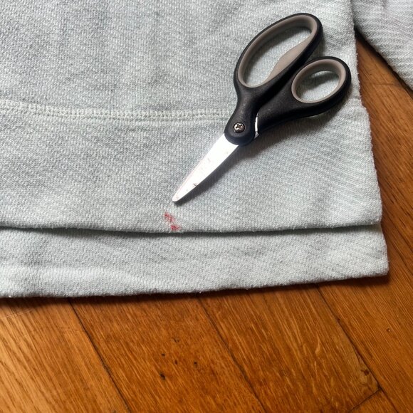 Sweaty Betty Size XS Pearl Blue Nestle Up Half Zip Pullover Sweatshirt - Picture 10 of 16